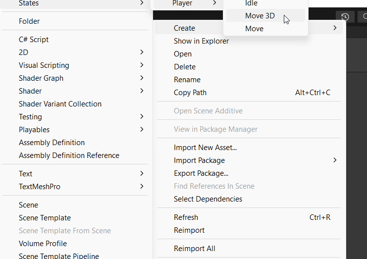 Creating a new scriptable object